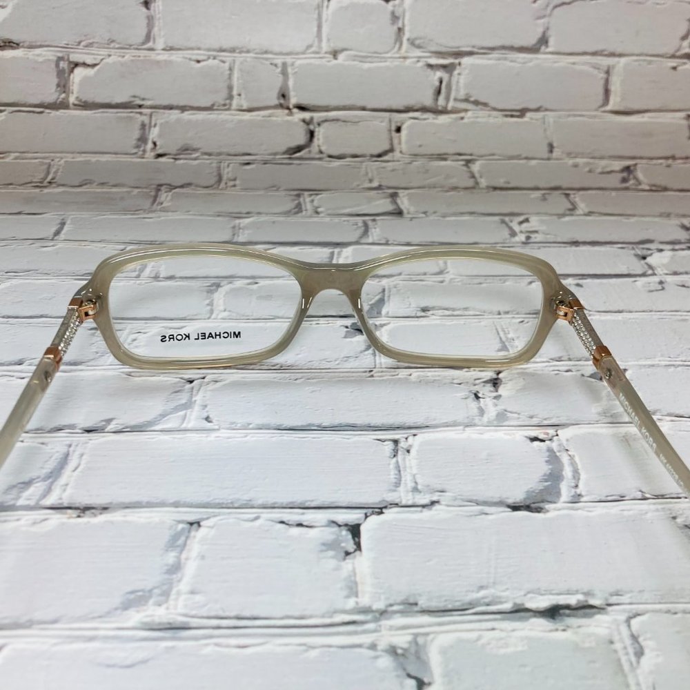 Michael Kors Women Rectangle Gray Eyeglasses Glasses Frames NWOT - Picture 7 of 12